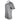 Side of a gray short-sleeve T-shirt with a white left chest logo.