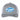 Gray and white baseball cap with 'BLAZER BAY' logo across a blue camo patch on the front.
