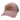 A pink cap with a grey mesh back and a brown leather patch displaying the text 'BLAZER BAY'.