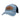Light blue cap with a black mesh back and a leather patch labeled 'BLAZER BAY'.