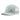 Light gray baseball cap with mesh backing and a blazer bay logo embroidered on the front left side.