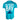 Back view of a turquoise T-shirt featuring the text 'High Performance Boats, Blazer Bay' and a graphic of a fishtail.