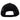Back view of a black mesh snapback cap.
