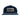 Navy blue snapback hat with a Blazer logo on the gray camo patch on the front.