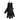 The palm side of a black glove with a textured palm and a loop at the wrist.