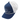 Side of a blue hat with a white mesh back, a white rope across the bill, and a white blazer bay logo on the front.