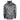 Back of a grey camouflage hoodie with a built-in neck gaiter.